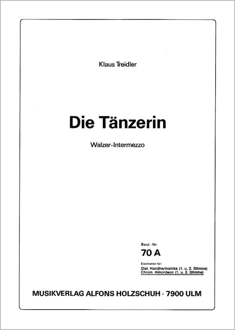Vorderes Coverbild Die Taenzerin