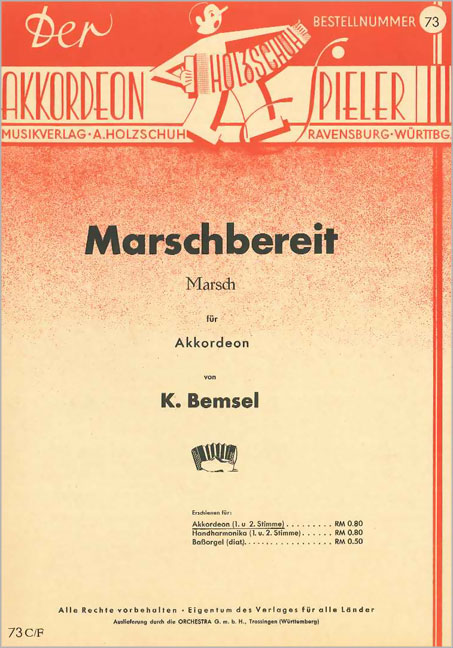 Vorderes Coverbild Marschbereit