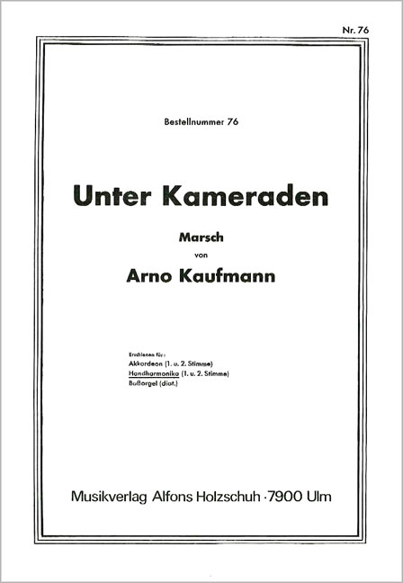 Vorderes Coverbild Unter Kameraden