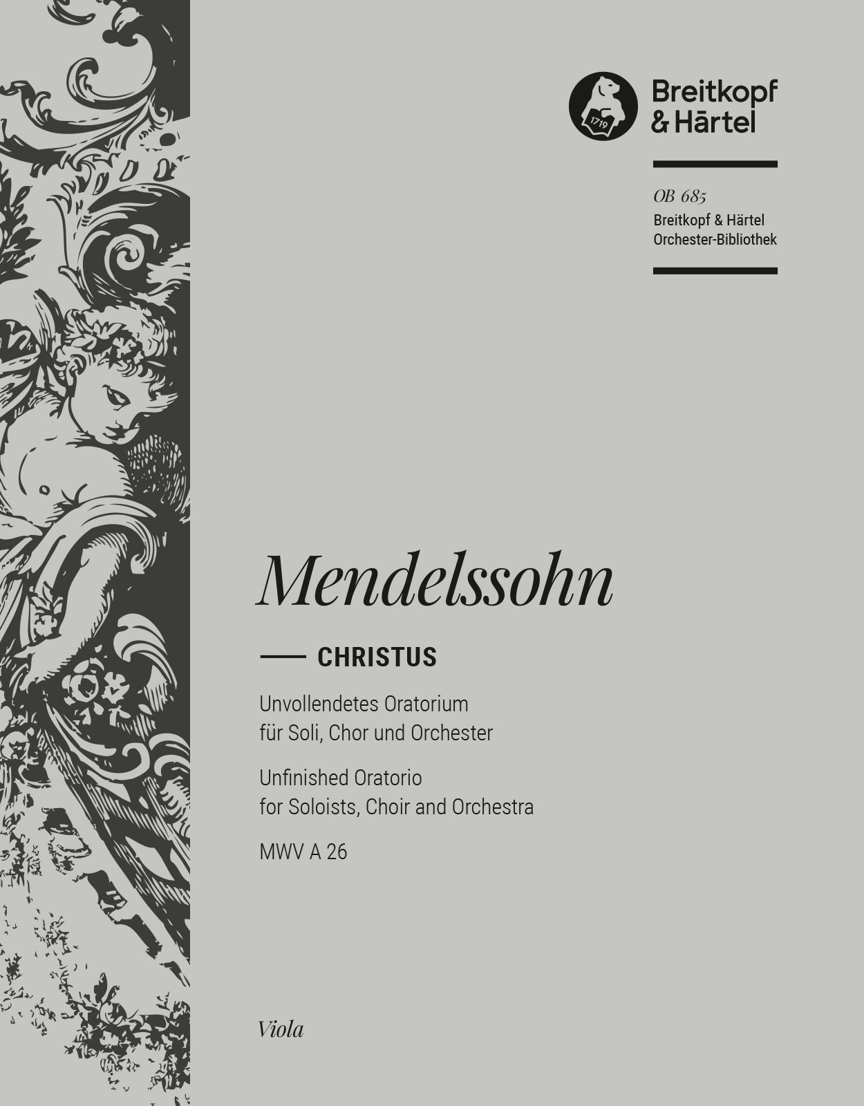 Vorderes Coverbild Christus [op. 97] MWV A 26