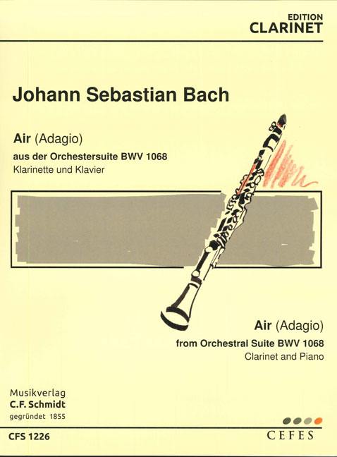 Vorderes Coverbild Air (Adagio) aus der BWV 1068