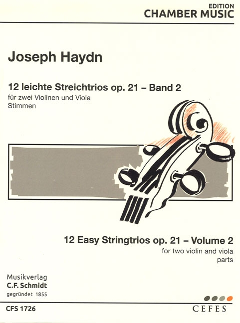 Vorderes Coverbild 12 Streichtrios op. 21 - Band 2