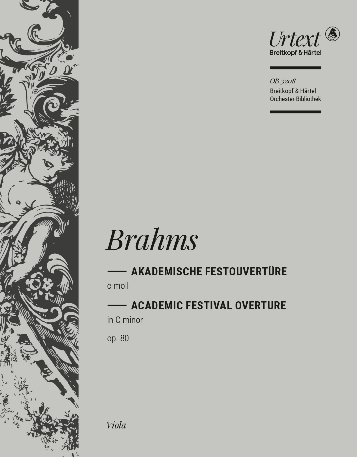 Vorderes Coverbild Akademische Festouvertüre c-moll op. 80