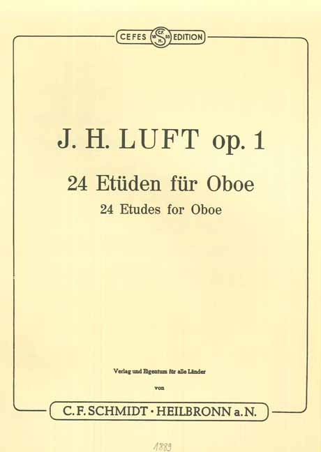 Vorderes Coverbild 24 Etüden op. 1