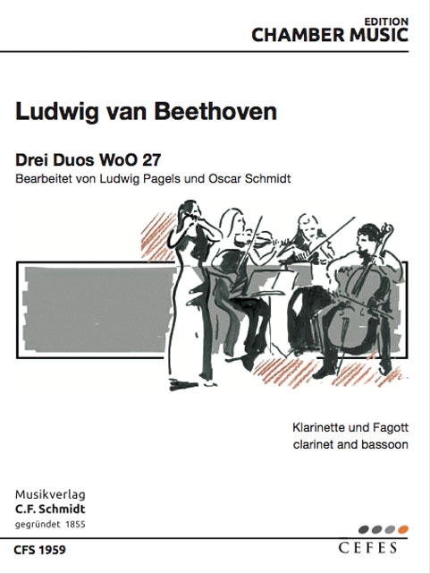 Vorderes Coverbild Drei Duos WoO 27