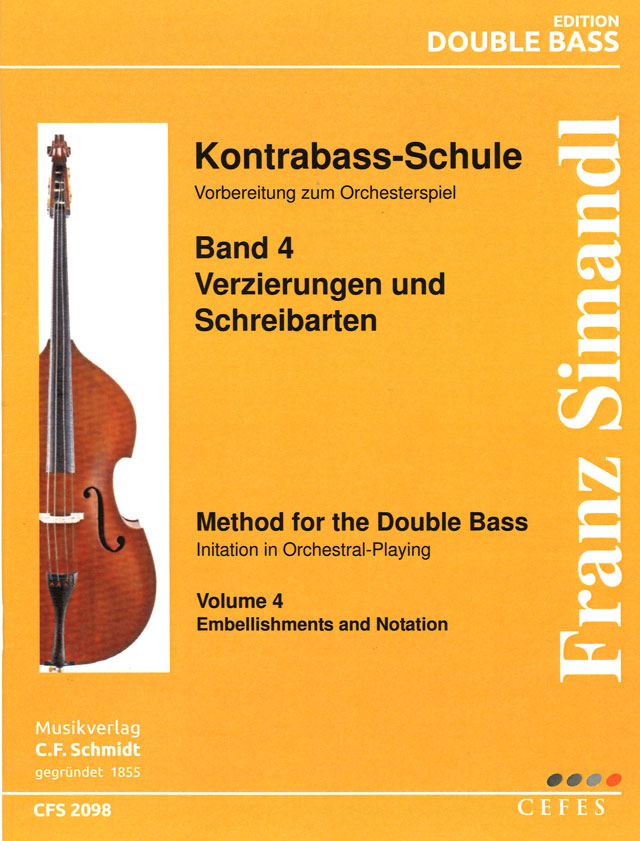 Vorderes Coverbild Kontrabass-Schule Band 4
