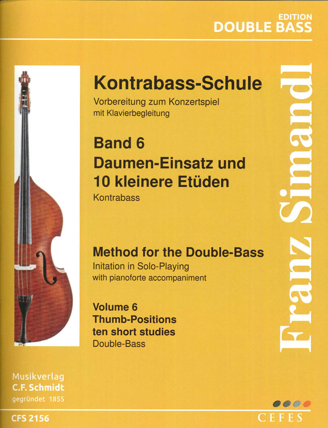 Vorderes Coverbild Kontrabass-Schule Band 6