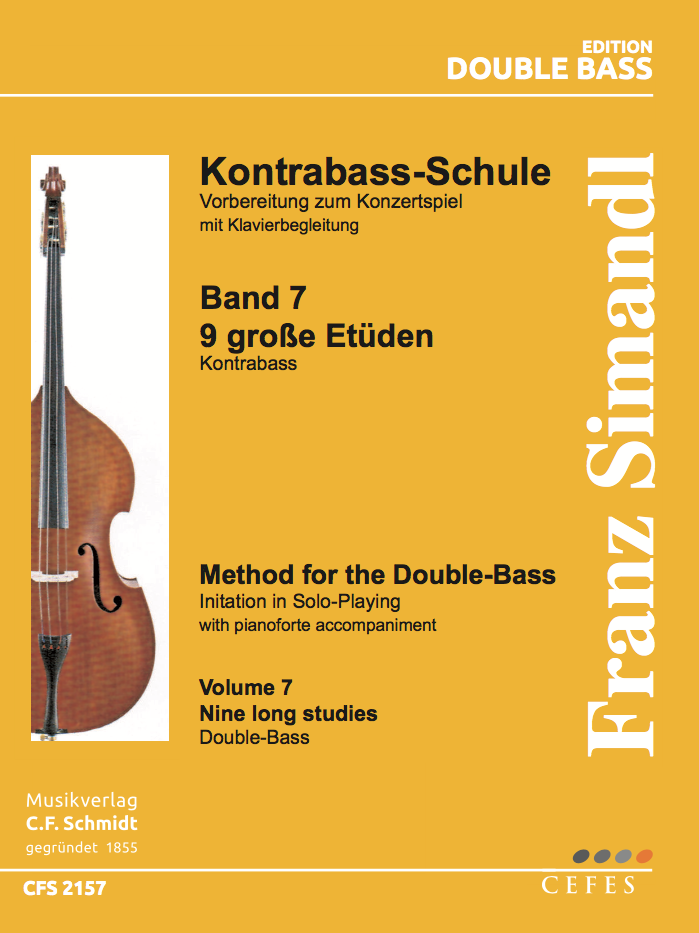 Vorderes Coverbild Kontrabass-Schule Band 7