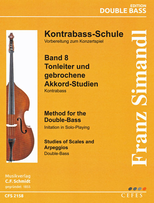 Vorderes Coverbild Kontrabass-Schule Band 8