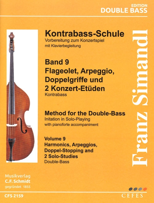 Vorderes Coverbild Kontrabass-Schule Band 9