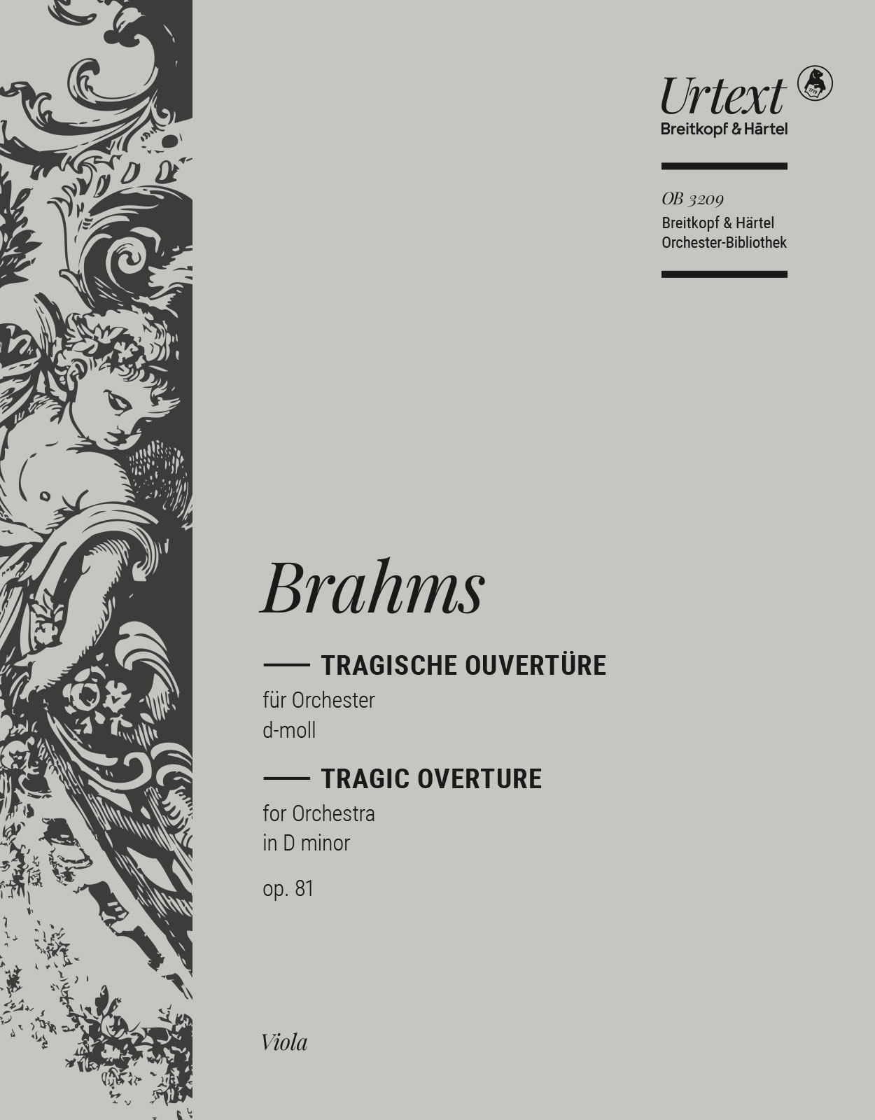 Vorderes Coverbild Tragische Ouvertüre d-moll op. 81