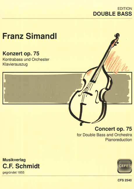 Vorderes Coverbild Konzert op. 75