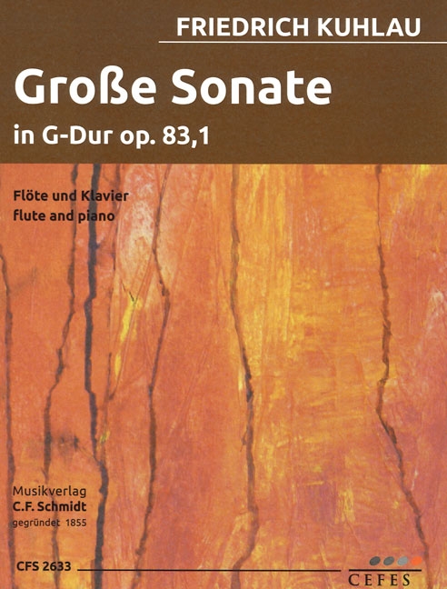 Vorderes Coverbild Grosse Sonate op. 83 Nr.1 G-dur