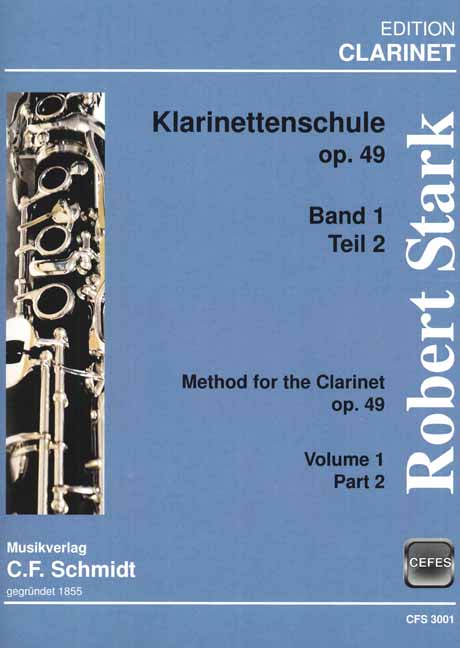 Vorderes Coverbild Klarinettenschule op. 49 - Band 1 Teil 2