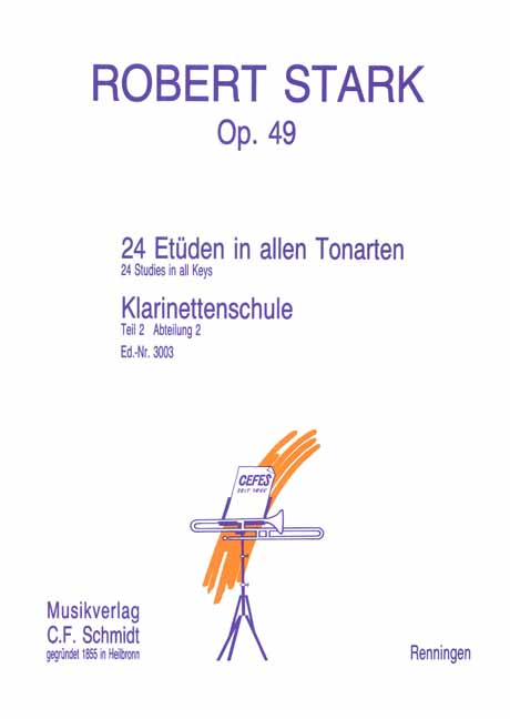 Vorderes Coverbild Klarinettenschule op. 49 - Band 2 Teil 2