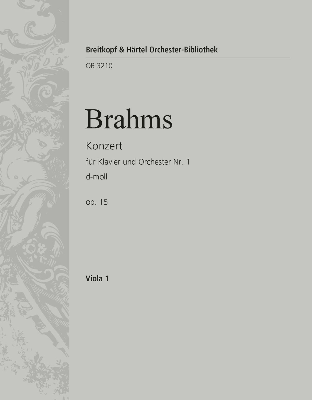 Vorderes Coverbild Klavierkonzert Nr. 1 d-moll op. 15