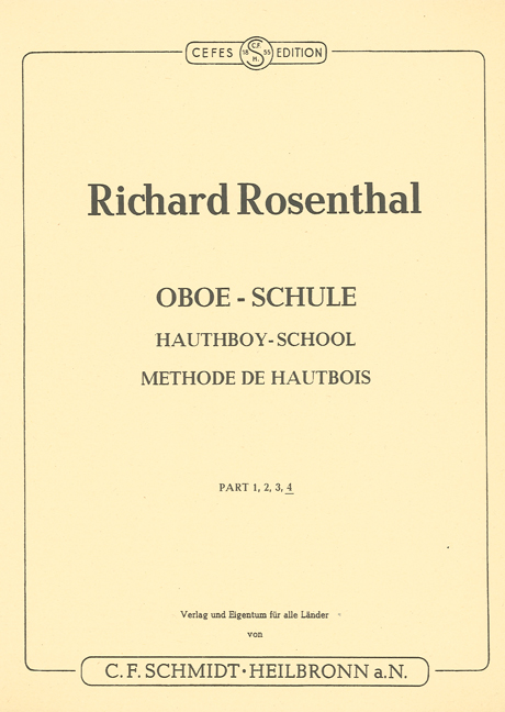 Vorderes Coverbild Oboe-Schule - Band 4