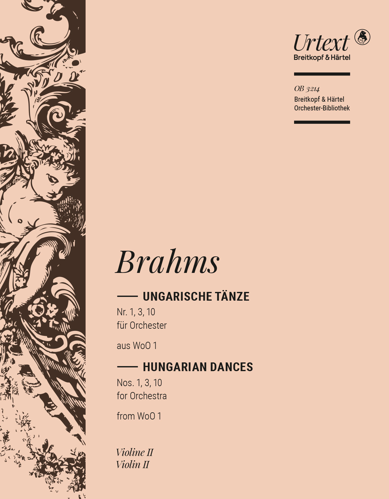Vorderes Coverbild Ungarische Tänze Nr. 1, 3, 10 WoO 1