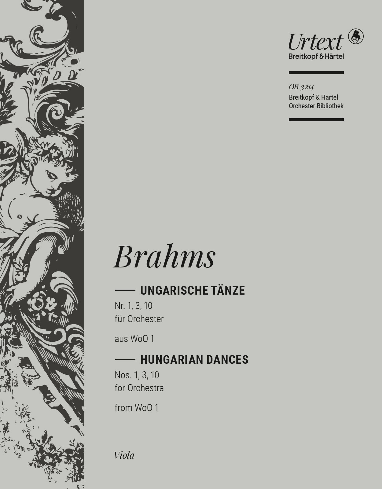 Vorderes Coverbild Ungarische Tänze Nr. 1, 3, 10 WoO 1