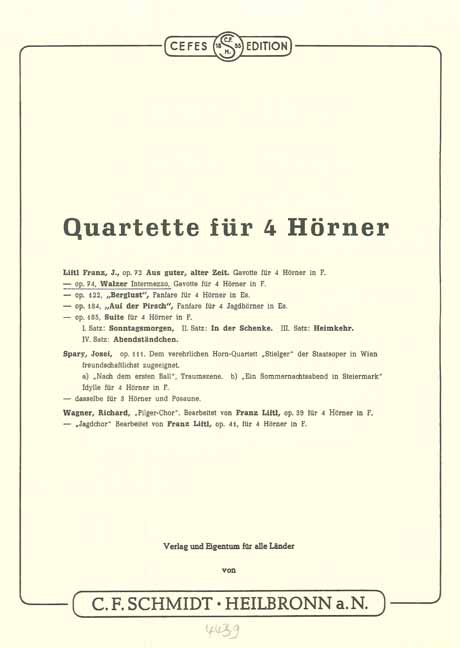 Vorderes Coverbild Walzer Intermezzo op. 74