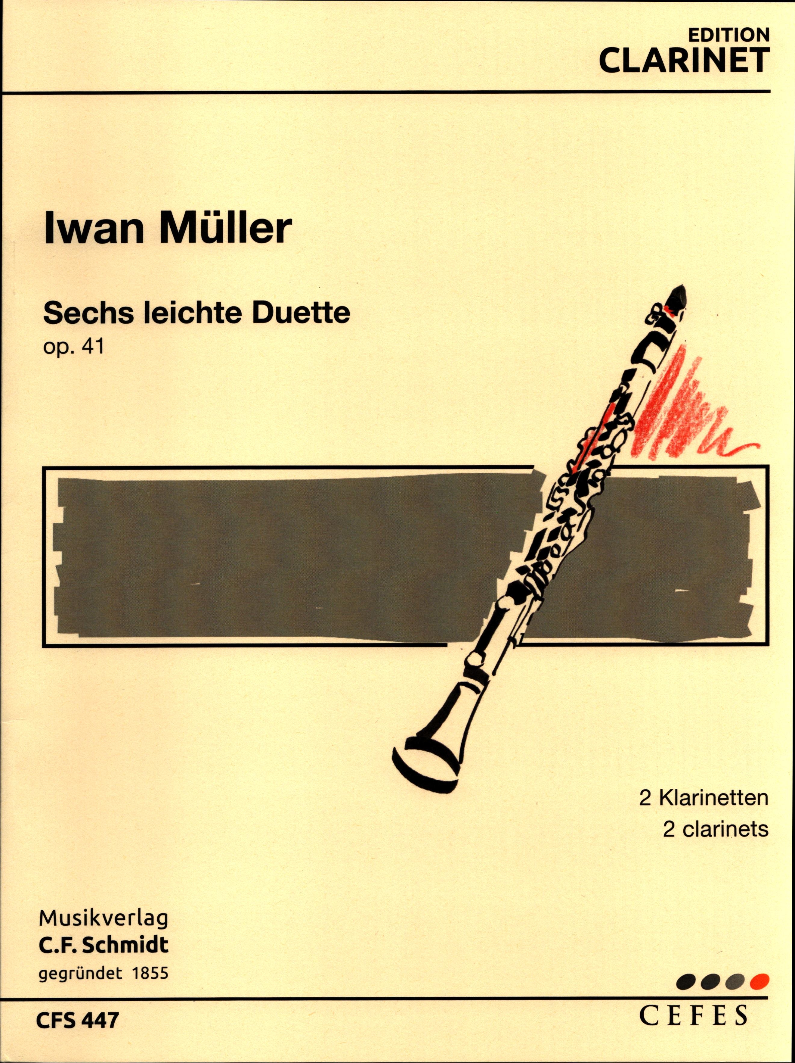 Vorderes Coverbild 6 leichte Duette op.41