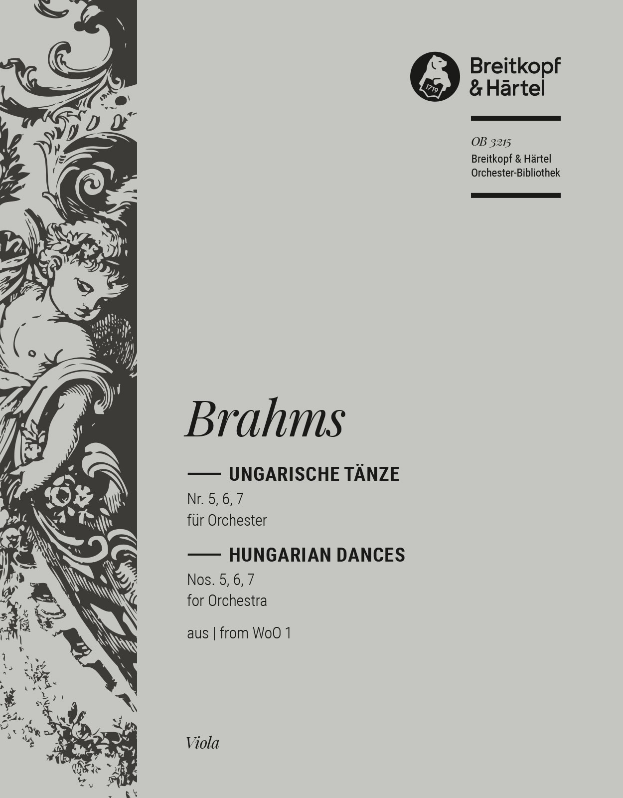 Vorderes Coverbild Ungarische Tänze aus WoO1