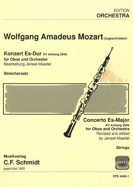 Vorderes Coverbild Konzert für Oboe und Orchester Es-Dur (KV-Anh. 294