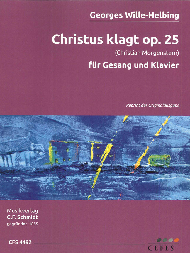 Vorderes Coverbild Christus klagt op. 25