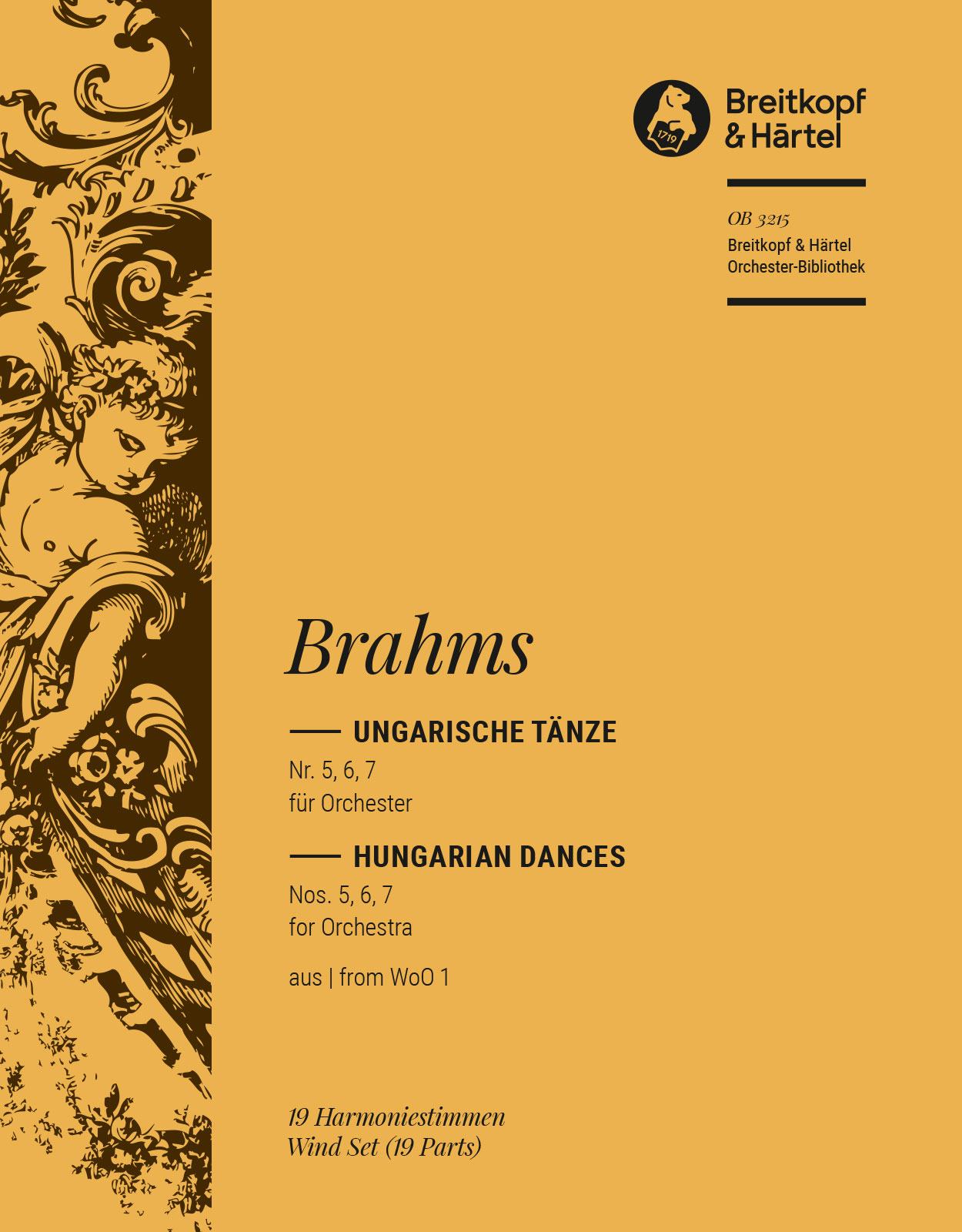 Vorderes Coverbild Ungarische Tänze aus WoO1