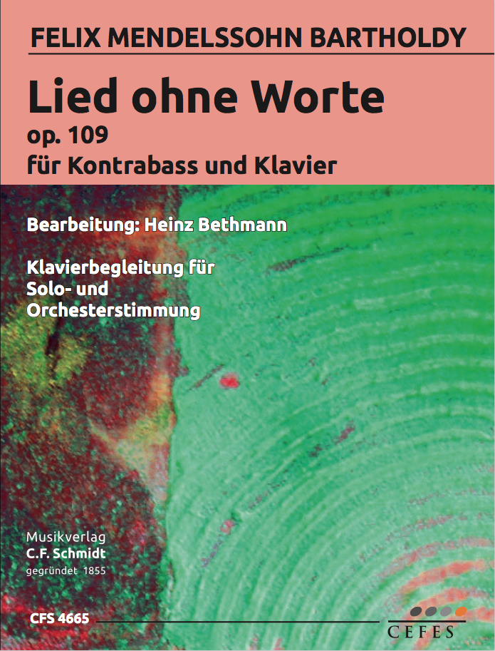 Vorderes Coverbild Lied ohne Worte op. 109
