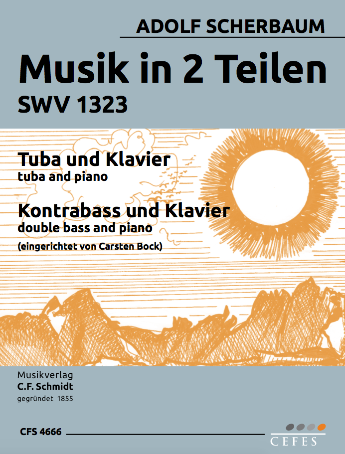 Vorderes Coverbild Musik in 2 Teilen SWV 1323