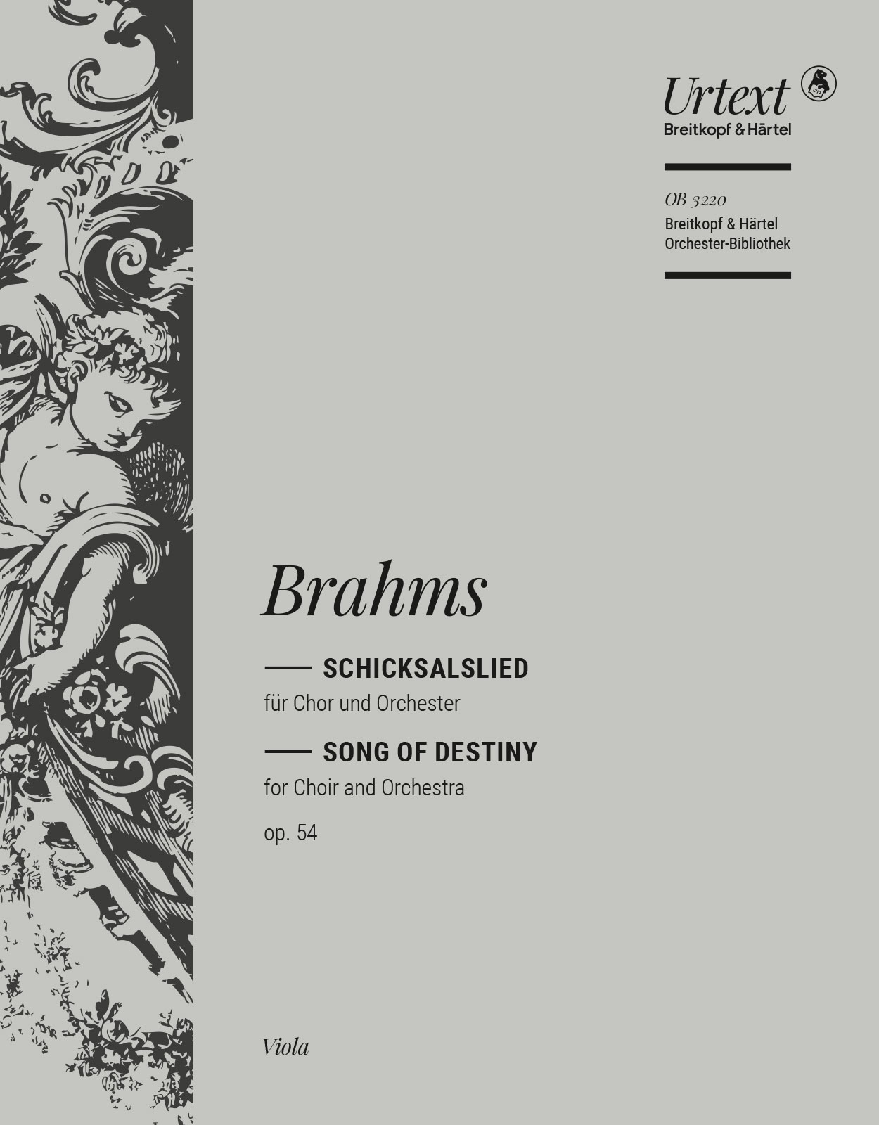 Vorderes Coverbild Schicksalslied op. 54