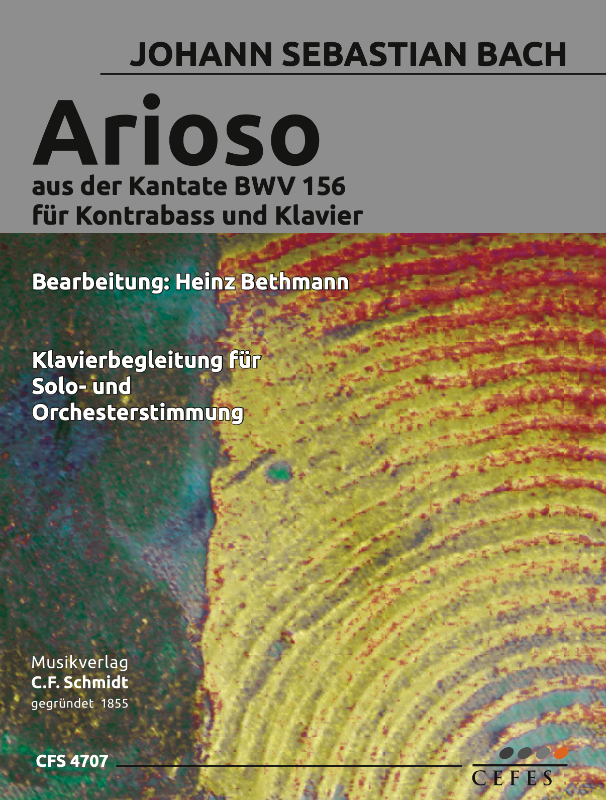 Vorderes Coverbild Arioso aus der Kantate BWV 156