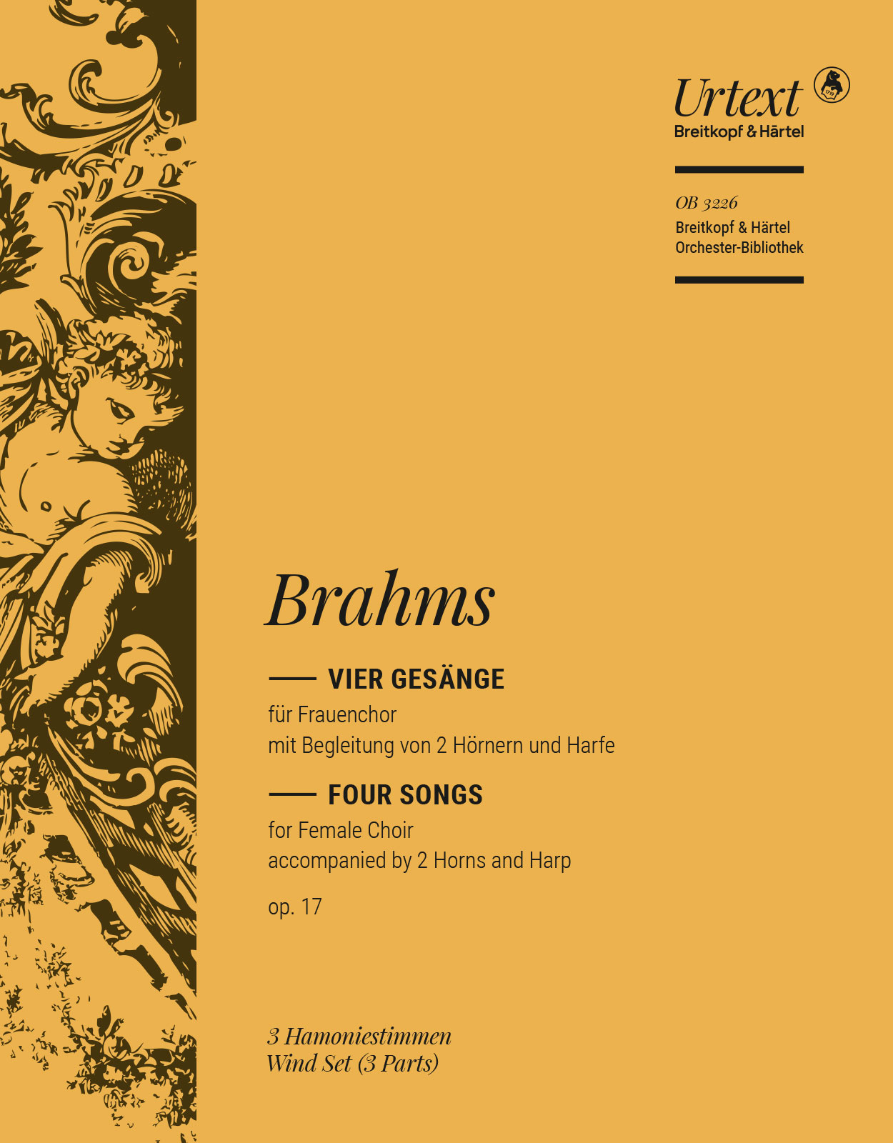 Vorderes Coverbild Vier Gesänge op. 17