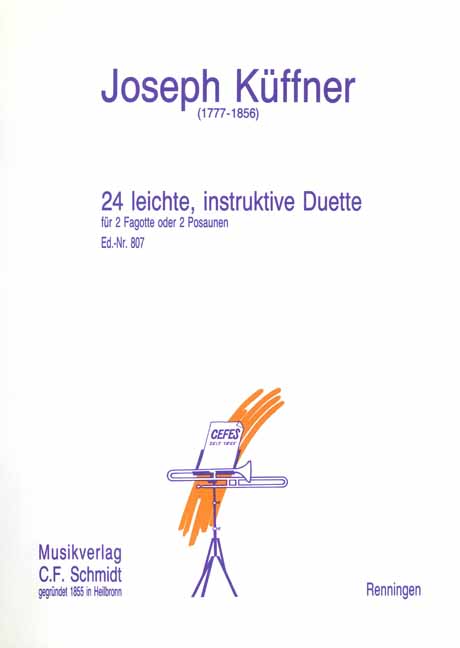 Vorderes Coverbild 24 leichte instruktive Duette op. 200