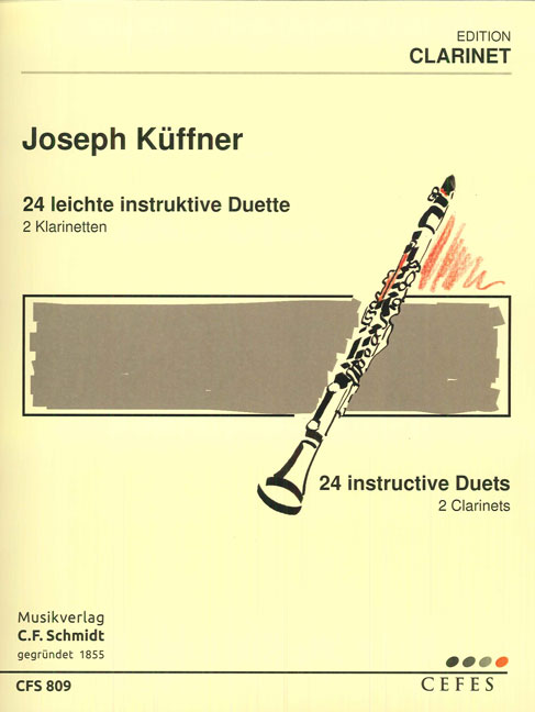Vorderes Coverbild 24 leichte instruktive Duette op. 200