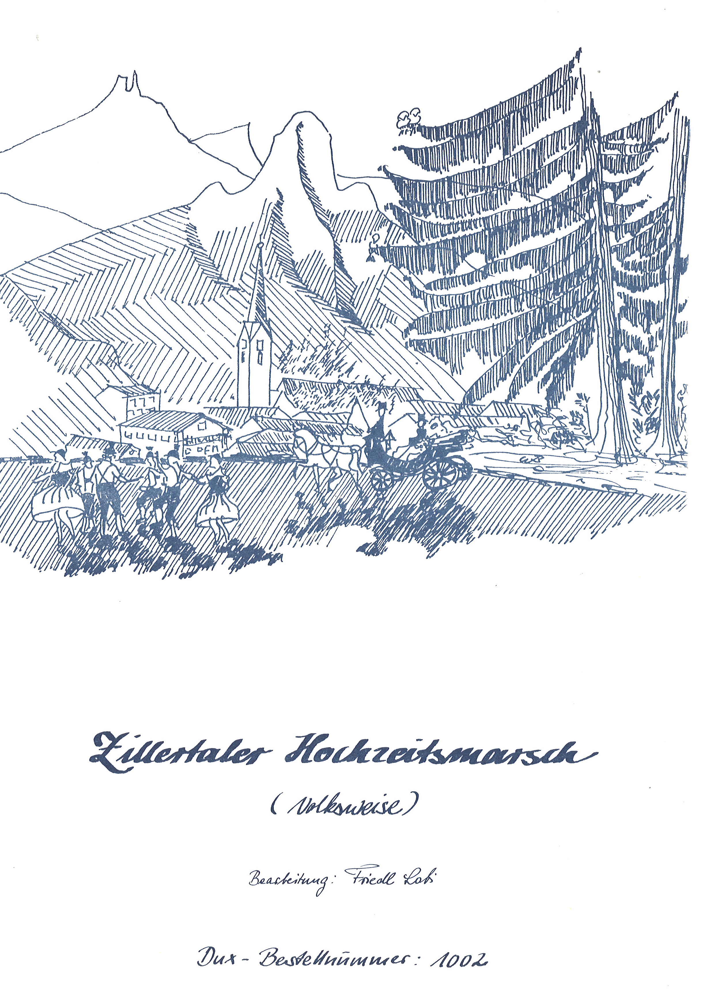 Vorderes Coverbild Zillertaler Hochzeitsmarsch