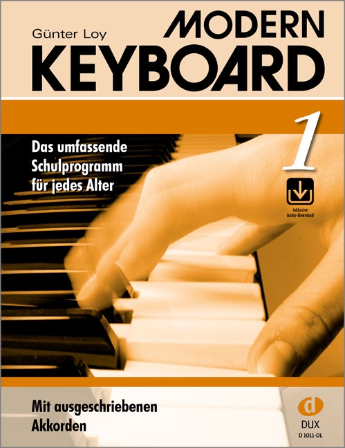 Vorderes Coverbild Modern Keyboard 1 (mit Audio-Download)