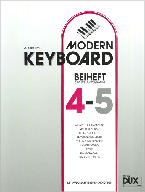 Vorderes Coverbild Modern Keyboard Beiheft 4-5
