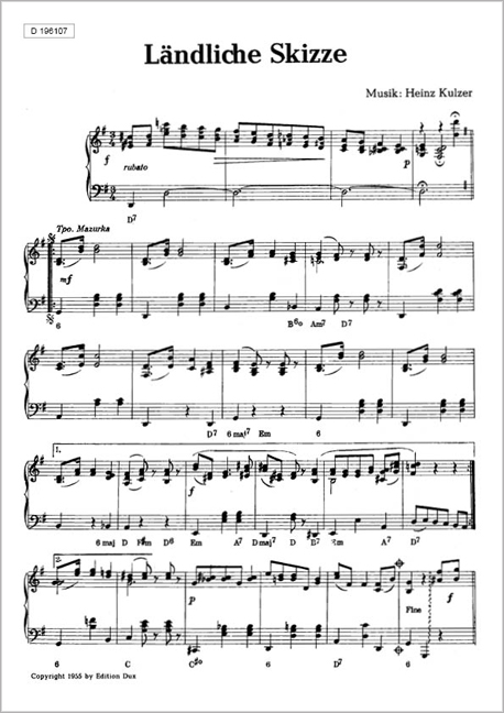 Vorderes Coverbild Ländliche Skizze, Akk