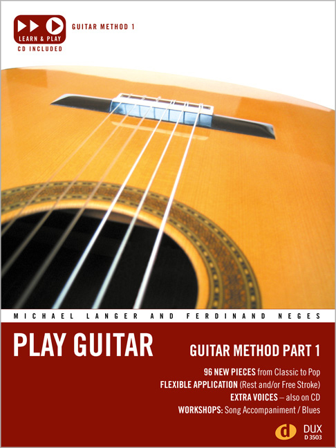 Vorderes Coverbild Play Guitar Guitar Method 1