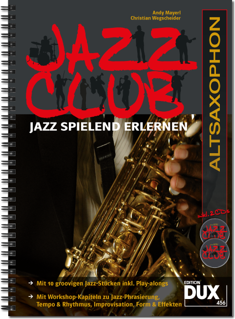 Vorderes Coverbild Jazz Club Altsaxophon
