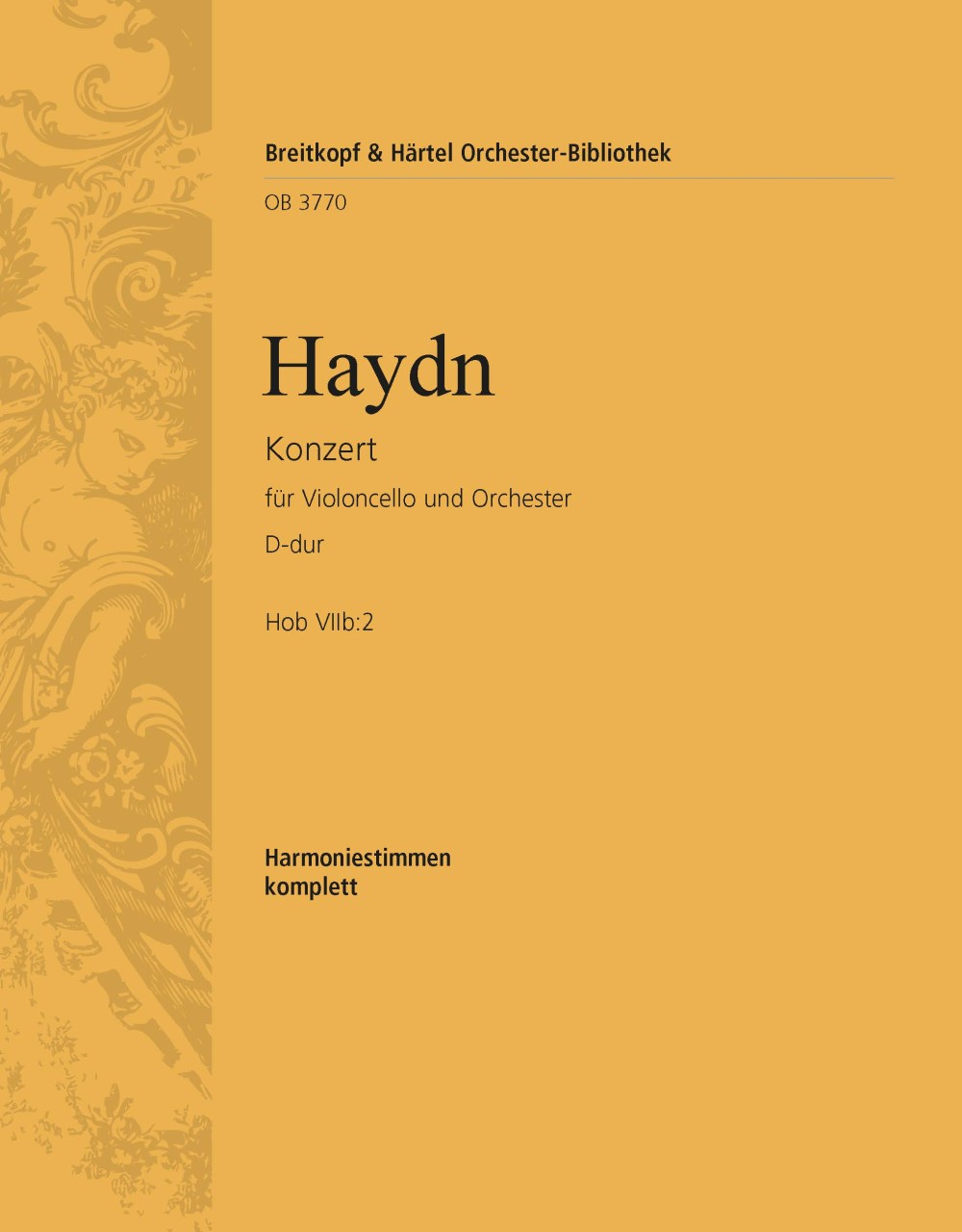 Vorderes Coverbild Violoncellokonzert D-dur Hob VIIb:2
