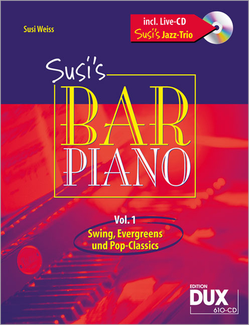 Vorderes Coverbild Susi's Bar Piano 1 (mit CD)