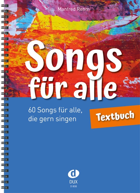 Vorderes Coverbild Songs für alle - Textbuch
