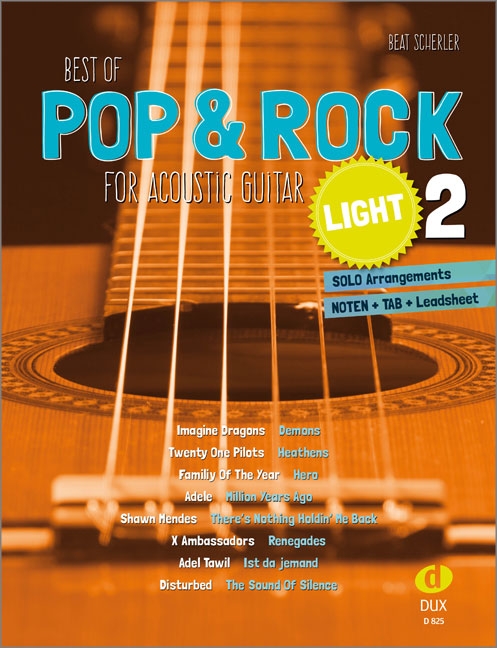 Vorderes Coverbild Best of Pop & Rock for Acoustic Guitar light 2