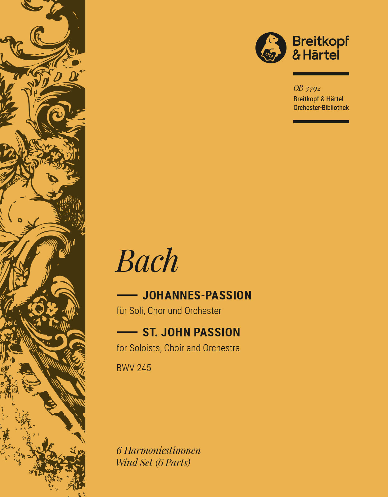 Vorderes Coverbild Johannes-Passion BWV 245