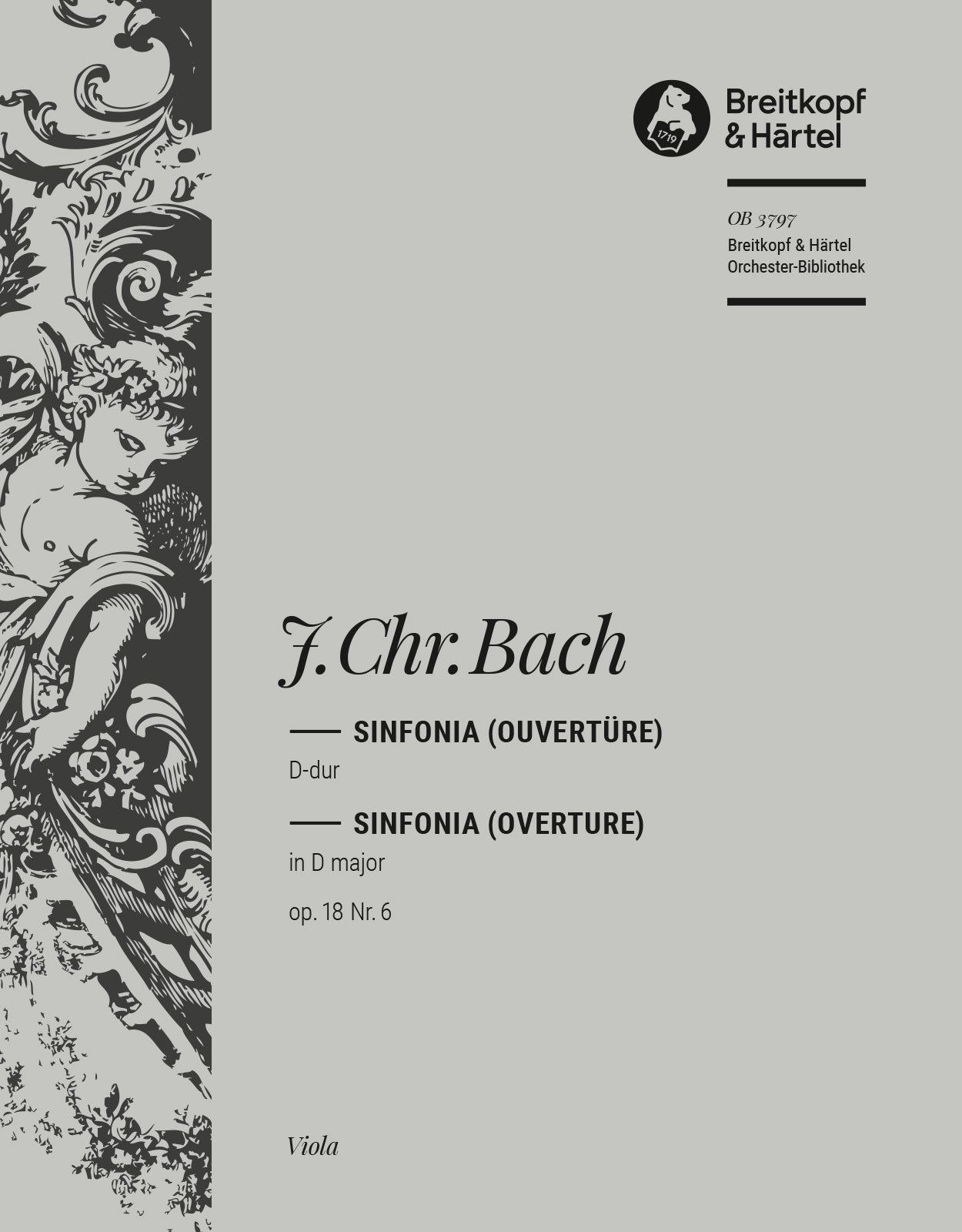 Vorderes Coverbild Sinfonia D-dur op. 18 Nr. 6 – Ouvertüre