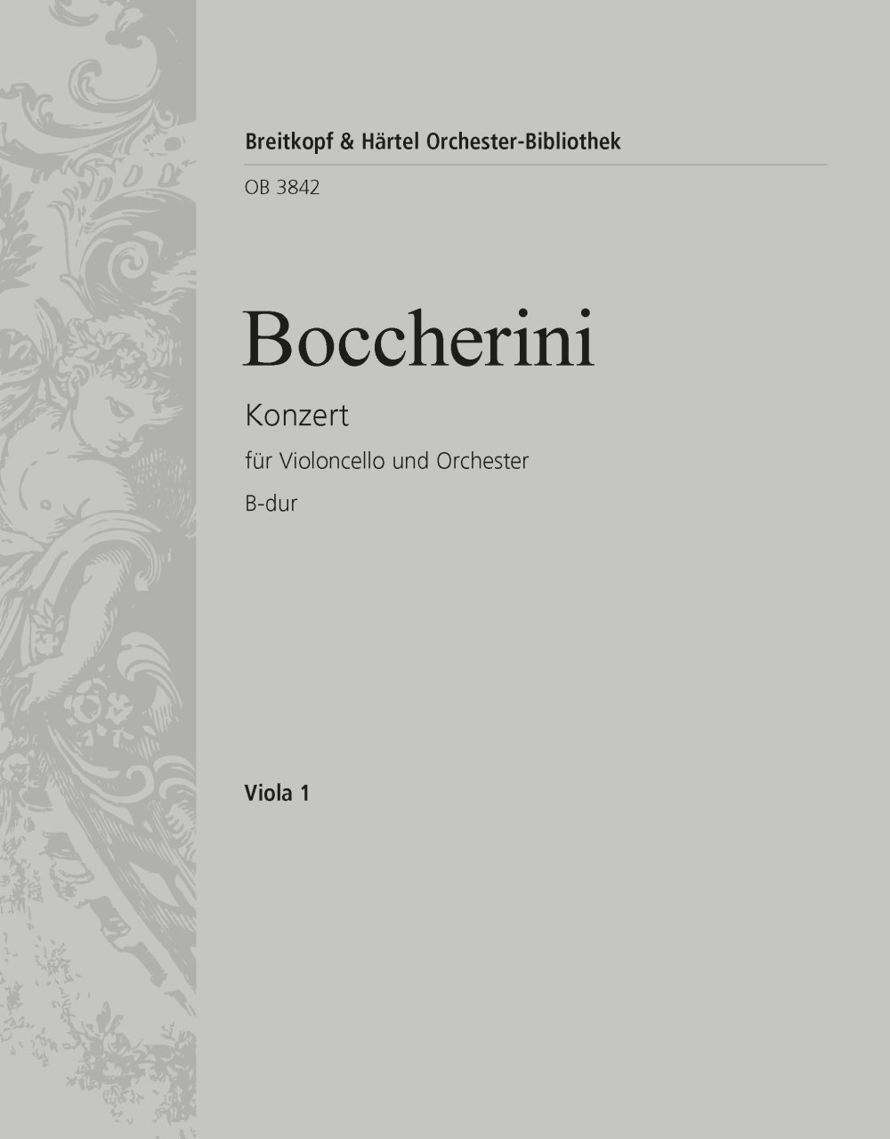 Vorderes Coverbild Violoncellokonzert B-Dur