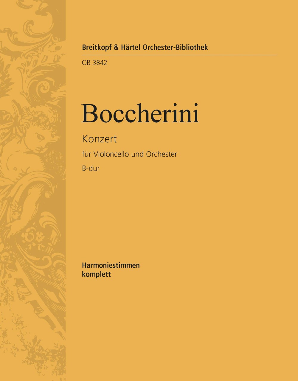 Vorderes Coverbild Violoncellokonzert B-Dur